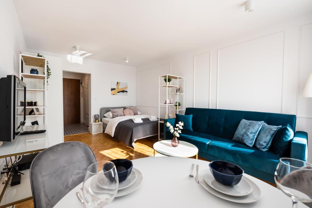 Metro Dworzec Gdanski Elegant Studio Appartement Warschau Buitenkant foto
